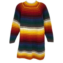Load image into Gallery viewer, Sunset Striped Vintage Tunic Sweater
