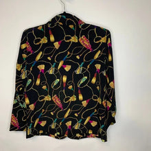 Load image into Gallery viewer, Vintage Regency Tassels Print Blouse - Small
