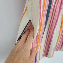 Load image into Gallery viewer, Uncle Frank Pink Orange Stripe Cotton Dress - Large
