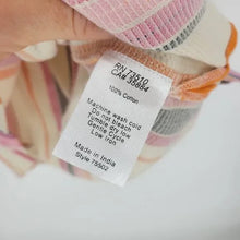 Load image into Gallery viewer, Uncle Frank Pink Orange Stripe Cotton Dress - Large
