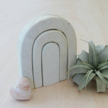 Load image into Gallery viewer, Natural Hand Carved Stone Rainbow
