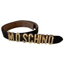 Load image into Gallery viewer, Moschino Logo Leather Belt
