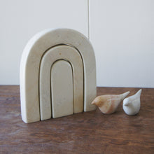 Load image into Gallery viewer, Natural Hand Carved Stone Rainbow
