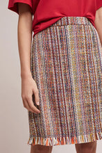 Load image into Gallery viewer, Maeve Multi Colored Tweed Pencil Skirt- 10
