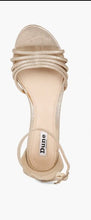 Load image into Gallery viewer, Dune London "Kayleen" Gold Wedge Sandals- 8
