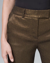Load image into Gallery viewer, NWT White House Black Market Metallic Slim Ankle Pants- 6L
