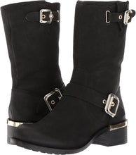 Load image into Gallery viewer, Vince Camuto Black "Windy" Moto Boots- 6.5
