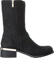 Load image into Gallery viewer, Vince Camuto Black "Windy" Moto Boots- 6.5
