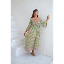 Load image into Gallery viewer, Block Printed Maxi Dress
