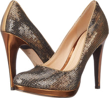 Load image into Gallery viewer, Cole Haan Bronze Chelsea Platform Pumps- 8.5
