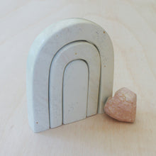 Load image into Gallery viewer, Natural Hand Carved Stone Rainbow
