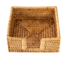 Load image into Gallery viewer, Rattan Cocktail Napkin Holder
