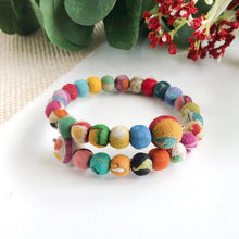 Load image into Gallery viewer, Overlapping Kantha Bracelet
