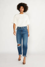 Load image into Gallery viewer, NWT Etica Dark Wash "Bryce" Pinch Waist Boyfriend Jeans- 31
