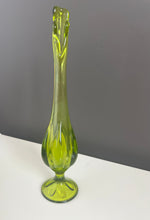 Load image into Gallery viewer, Viking Green Six Petal Swung Bud Vase
