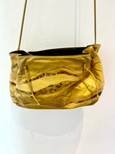 Load image into Gallery viewer, Vintage Carlos Falchi Yellow Patchwork Handbag
