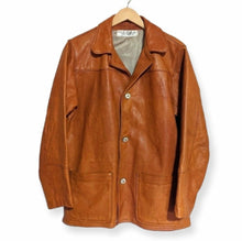 Load image into Gallery viewer, Vintage 60s Custom Hunters Cognac Leather Jacket - Medium
