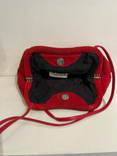 Load image into Gallery viewer, Vintage 80's Red Suede Puffy Shoulder Bag
