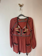Load image into Gallery viewer, Double D Ranch Rust Embroidered Dress - XS
