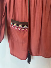 Load image into Gallery viewer, Double D Ranch Rust Embroidered Dress - XS
