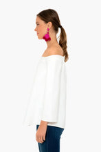 Load image into Gallery viewer, Tuckernuck White Miranda Off The Shoulder Blouse- XXL
