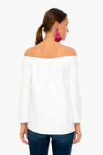 Load image into Gallery viewer, Tuckernuck White Miranda Off The Shoulder Blouse- XXL
