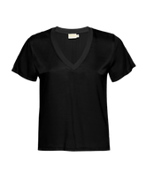 Load image into Gallery viewer, Satin June Top - Black
