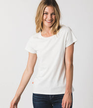 Load image into Gallery viewer, Women's White Fitted Crew

