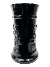 Load image into Gallery viewer, Vintage Indiana Glass Tiara Black Beer Stein Tavern Scene Mug
