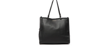 Load image into Gallery viewer, Vince Camuto Black Leather Tote Bag
