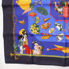 Load image into Gallery viewer, Collectible Hermes Umbrellas Silk Square Scarf
