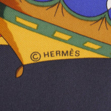 Load image into Gallery viewer, Collectible Hermes Umbrellas Silk Square Scarf
