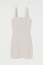 Load image into Gallery viewer, H&amp;M Ivory Cable Knit Dress - 2XL
