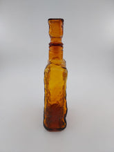 Load image into Gallery viewer, Empoli Amber Hand Blown Bark Decanter
