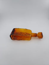 Load image into Gallery viewer, Empoli Amber Hand Blown Bark Decanter
