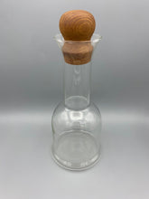 Load image into Gallery viewer, Dansk Glass Decanter with Wood Stopper

