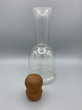 Load image into Gallery viewer, Dansk Glass Decanter with Wood Stopper
