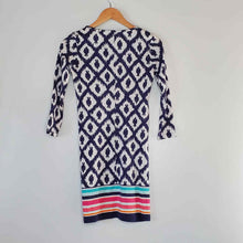 Load image into Gallery viewer, Lilly Pulitzer 3/4 Sleeve Knit Fishes Dress - Size Small
