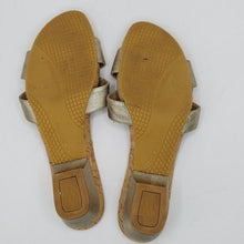 Load image into Gallery viewer, Stuart Weitzman Gold Cork Slides - Size 6.5
