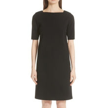 Load image into Gallery viewer, Lafayette 148 Black Short Sleeve Dress- 14
