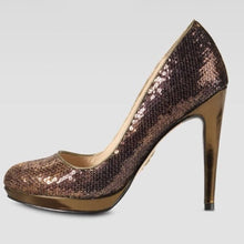 Load image into Gallery viewer, Cole Haan Bronze Chelsea Platform Pumps- 8.5
