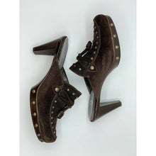 Load image into Gallery viewer, Thrifted Brown Suede Stuart Weitzman Mules - 5.5
