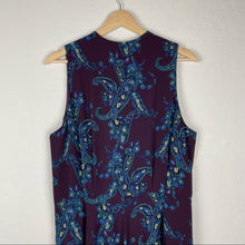 Load image into Gallery viewer, Cabi Eggplant Paisley Midi Dress - Size 8

