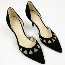 Load image into Gallery viewer, Marc Fischer Black Tricky D’Orsay Kitten Heels- 7.5
