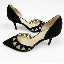 Load image into Gallery viewer, Marc Fischer Black Tricky D’Orsay Kitten Heels- 7.5
