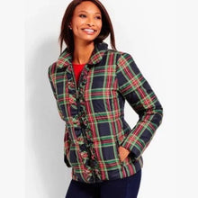 Load image into Gallery viewer, Talbots Tartan Puffer Jacket - Petit Large
