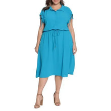 Load image into Gallery viewer, Maggy London Blue "Gwen" Dress- 14
