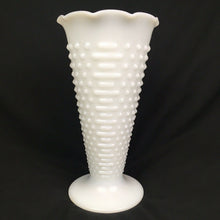 Load image into Gallery viewer, Anchor Hocking Hobnail Milk Glass Vase
