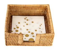Load image into Gallery viewer, Rattan Cocktail Napkin Holder
