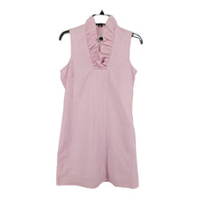 Load image into Gallery viewer, Mud Pie Pink Seersucker Sleeveless Dress- M
